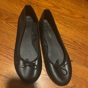Streetwear Society Black Flats Dress Shoes